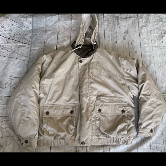 Woodsman All Terrain Work Vintage Jacket Removable Liner Mens Sz XL Tan As is - Picture 6 of 14